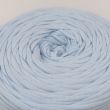 T-shirt yarn Mocha Yarn / Pale Blue