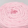 T-shirt yarn Mocha Yarn / Powder Pink