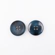 Simple button with shiny dots 20 mm / 7081 Dark Blue