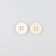 Simple button 15 mm / White