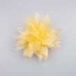 Artificial organza flower / Vanilla