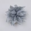 Artificial organza flower / Pearl Grey