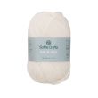 Sock Yarn Soffie Crafts Uni 6-ply 50 g / 2080 White