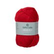 Sock Yarn Soffie Crafts Uni 6-ply 50 g / 2054 Bright Red