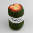 Yarn with mohair Stenli Mini Pudding 200 g / 642 Olive, orange, mustard