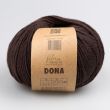 Merino wool yarn Fibra natura Dona 50 g / 29 Coffee Roast