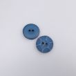 Button with embossed pattern 20 mm / Petrol
