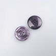 Simple button with border 20 mm / Grey