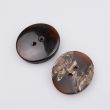 Oval button 28 mm / Brown /