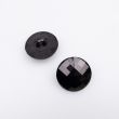 Shank button 20 mm / 10 Black