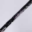 Elastic with sequins 18 mm / Black