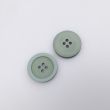 Simple button with border 21 mm / Khaki