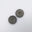 Simple button with border 21 mm / Dark Grey