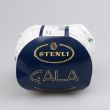 Yarn Stenli Gala 50 g / 131 White and silver