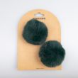 Abakhan Faux Fur Pom-Poms, 2 pcs, 8 cm / Bottle