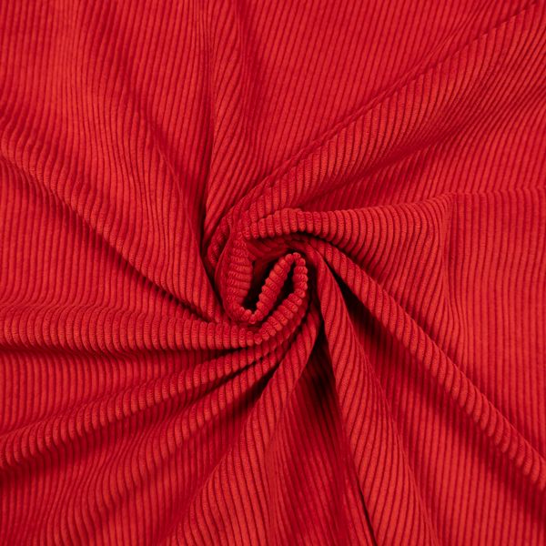 Tomato red fabric 2