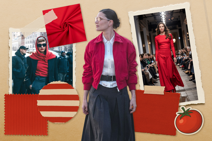 Red fall fashion 2025