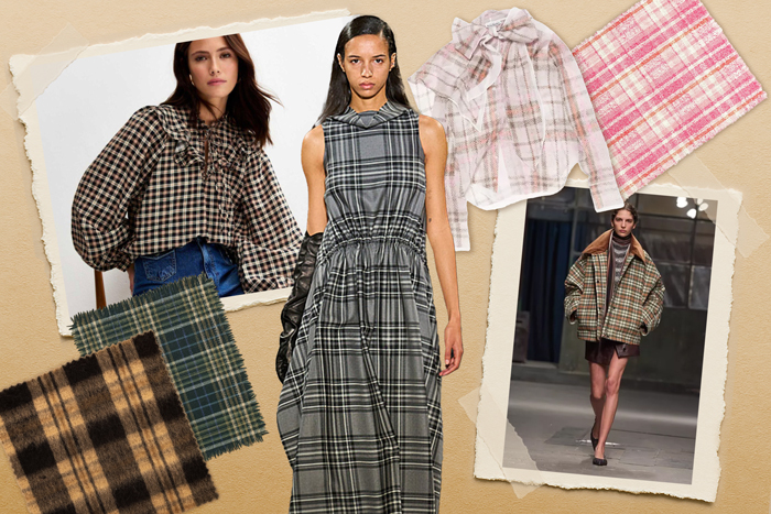 Checked fall fashion