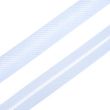 Dekoratīvā lentīte ar struktūras rakstu auduma malu apstrādei / Gaiši zila 8902