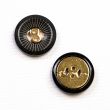 Poga  23 mm / Zelts-melns