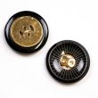 Poga 28 mm/ Zelts-melns