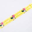 Dekoratīva lente 38 mm / Dzeltens Minnie Mouse