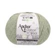 Dzija Anchor Cotton ´n´ Wool 50 g / 00213 Jade