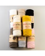Dzija Woolbox Macrame Recycled 250g / Dažādi toni