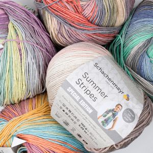 Dzija Schachenmayr Summer Stripes 150 g / Dažādi toņi