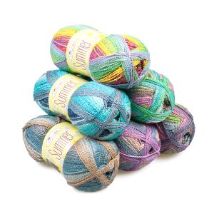 Dzija King Cole Summer 4ply 100 g / Dažādi toņi