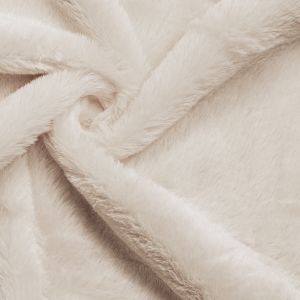 Mākslīgā kažokāda ar īsu spalvu Bunny luxe / Gaiši bēša