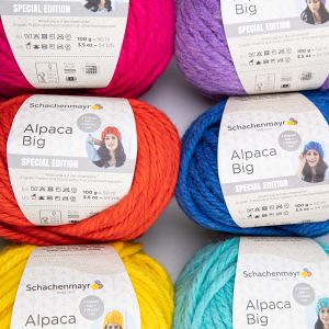 Dzija Schachenmayr Alpaca Big 100 g / Dažādi toņi