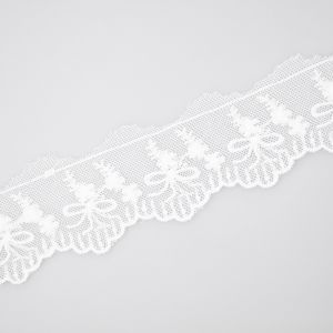 Kokvilnas mežģīnes / White