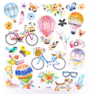 Uzlīmes / Bicycle and Balloons