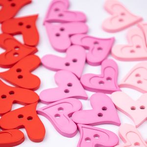Poga / Valentine Hearts 3 / dažādas toņi