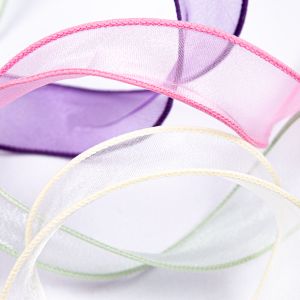 Organza lente 25 mm / Dažadi toņi