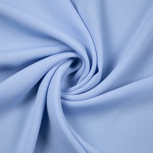 Vienkrāsains mākslīgais zīds Tango twist / Gaiši zila