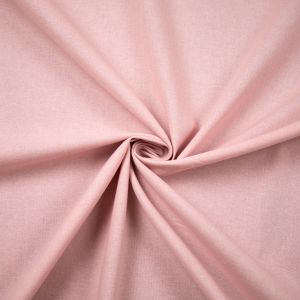 Lina un kokvilnas maisījuma audums / Gaiši rozā