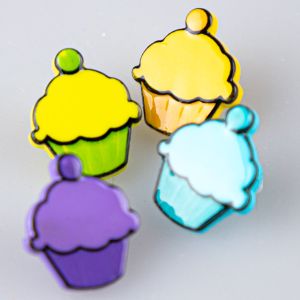 Poga / Cupcake / Dažādi toņi