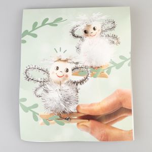 Rokdarbu komplekts / Pagatavojiet ziemassvētku eņģeļi pats