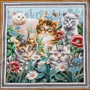 Gobelēnauduma panelis / Miaou