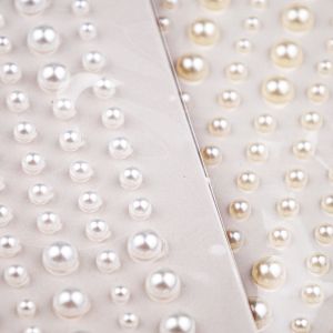 Pašlīmējošie pērles 3-6 mm x 136 gab / Dažādi toņi