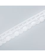Mežģīnes 30 mm / Balts