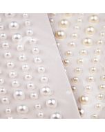 Pašlīmējošie pērles 3-6 mm x 136 gab / Dažādi toņi