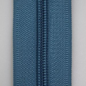 5 mm spirāles ravējslēdzis ar vienu sunīti 25 cm / Pelēki zils 218
