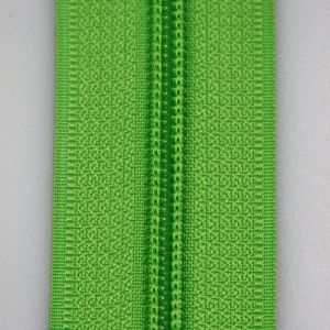 5 mm apakšā vaļējs spirāles rāvējslēdzējs ar vienu ķepiņu 75 cm / Spilgti zaļš 238