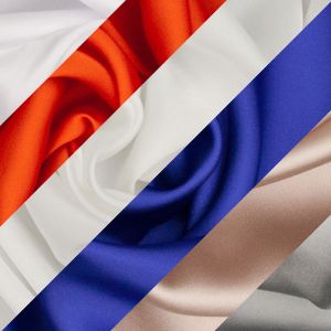 Zīdains mākslīgais zīds / Dažādi toņi