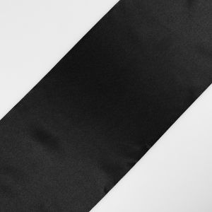 Satīna lente 16 cm / Melns 332