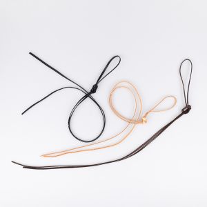 Ādas aukla 4 mm / Dažadi toņi