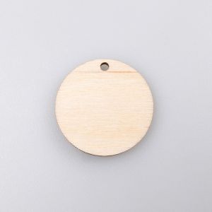 Koka etiķete 30 mm / Dabīgs